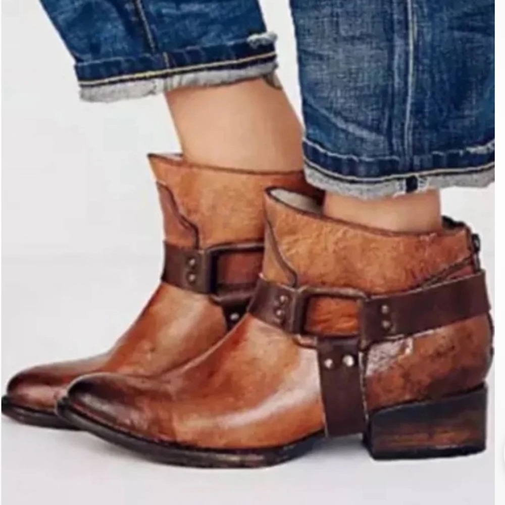 Freebird Brown Ankle Boots